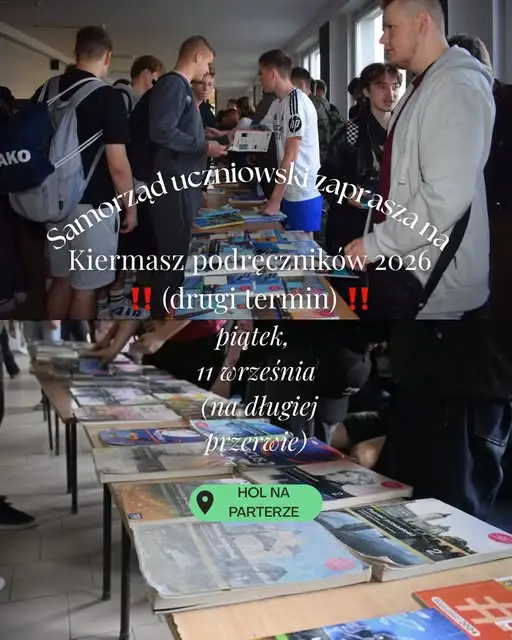 Drugi kiermasz podręczników w ZSK w Kętrzynie – już w piątek