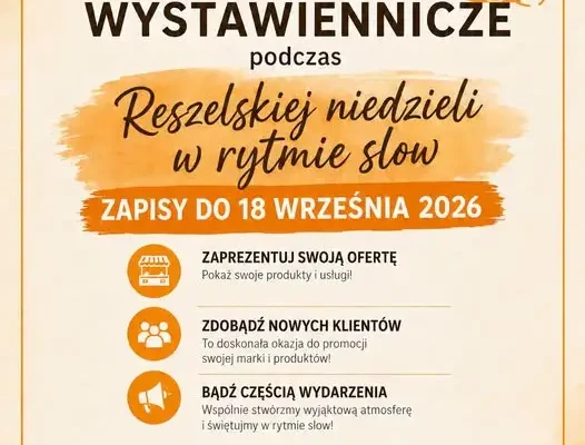 Reszel szuka wystawców na „Reszelską niedzielę w rytmie slow”