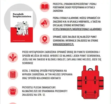 Gmina Srokowo przypomina zasady bezpieczeństwa na wypadek alarmu powietrznego