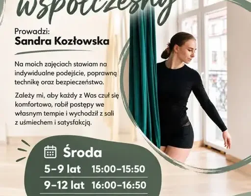 Nowa instruktorka tańca współczesnego w Kętrzyńskim Centrum Kultury