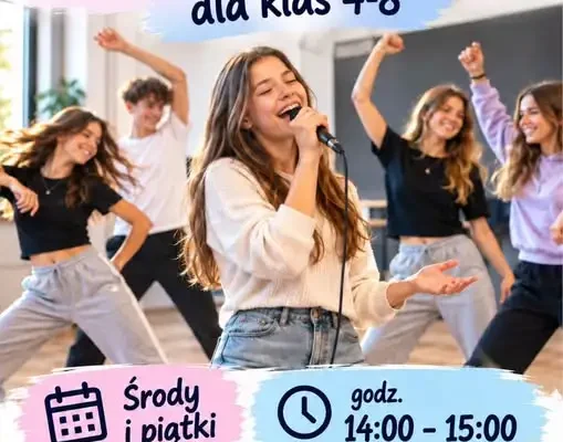 Zajęcia muzyczno-taneczne dla klas 4–8 – start już 16 września