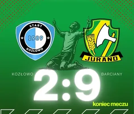 Festiwal strzelecki w Kozłowie! GLKS Jurand Barciany rozbił Start 9:2