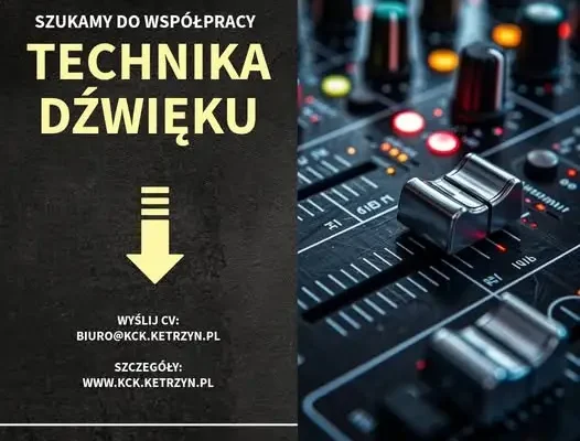 Kętrzyn szuka realizatora dźwięku do wydarzeń kulturalnych
