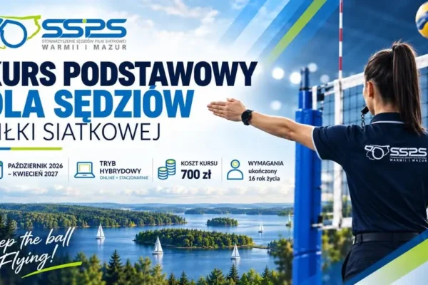 Zostań sędzią piłki siatkowej – rusza kurs podstawowy na Warmii i Mazurach