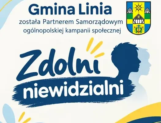Gmina Linia partnerem kampanii „Zdolni, niewidzialni” – trwają badania wśród uczniów