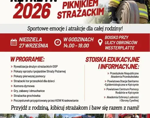 Kętrzyn żegna wrzesień: strażackie zawody, pikniki i historia
