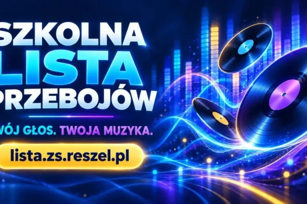 Szkolna Lista Przebojów w ZS Reszel – uczniowie wybierają swoje hity