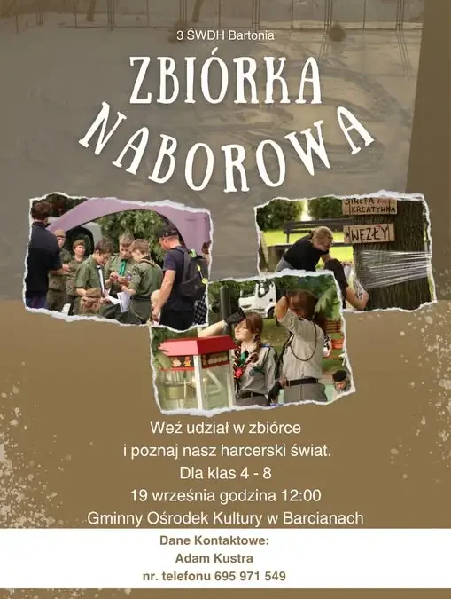 Harcerska gra naborowa w Barcianach – poznaj drużynę „Bartonia”
