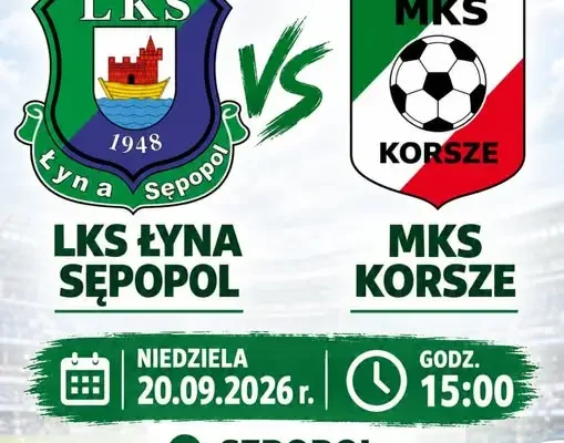 MKS Korsze przed trudnym wyjazdem do Sępopola. Łyna niepokonana