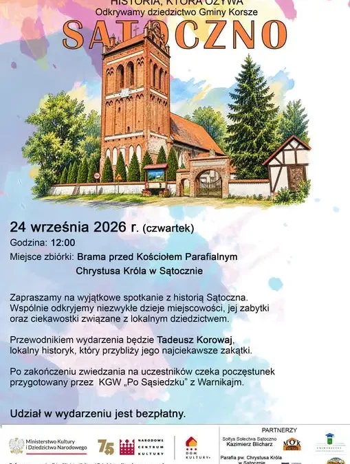 Trzecia lekcja historii w terenie – Sątoczno odkrywa swoje dziedzictwo