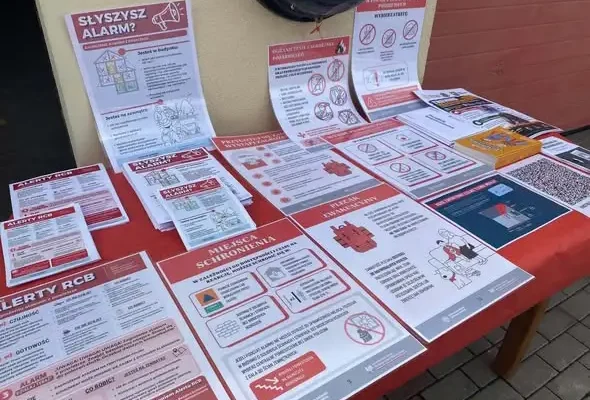 Szkolili mieszkańców Barcian, jak reagować na alarmy
