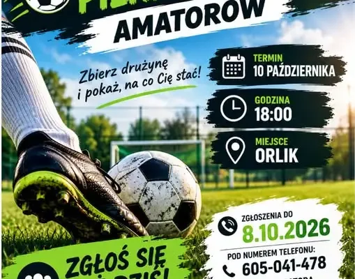 Turniej piłki nożnej amatorów w Gminie Reszel – zbierz drużynę!