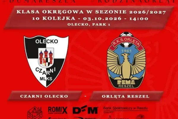 Orlęta Reszel walczą w Olecku. Dziś mecz z Czarnymi!