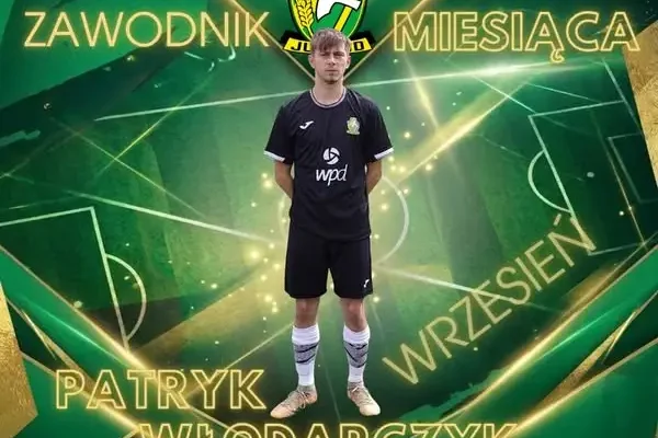 Patryk Włodarczyk Zawodnikiem Miesiąca w GLKS Jurand Barciany
