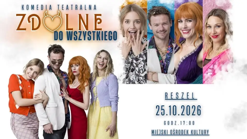 Komedia „Zdolne do Wszystkiego” w Reszlu – bilety już dostępne