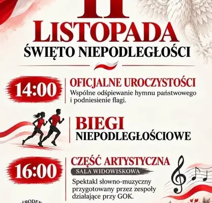 Święto Niepodległości w Srokowie – zaproszenie na wspólne obchody 11 listopada 2026
