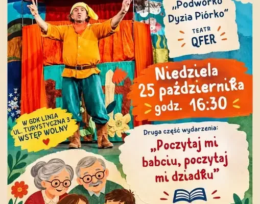 „Nasze Gminne Bajkowanie” w GDK Linia – teatr i wspólne czytanie dla rodzin
