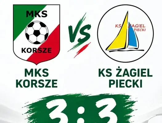 Remis w meczu na szczycie A Klasy. MKS Korsze walczył do końca