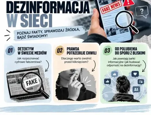 Gmina Korsze ostrzega przed dezinformacją – bezpłatne materiały edukacyjne