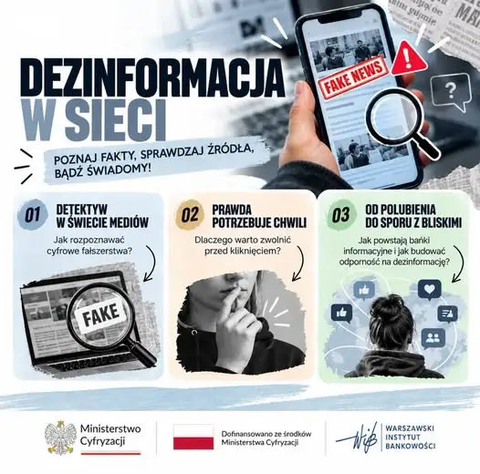 Gmina Korsze ostrzega przed dezinformacją – bezpłatne materiały edukacyjne