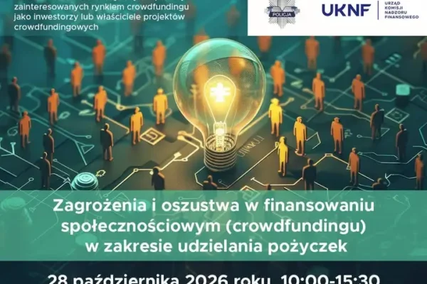 Bezpłatne webinarium KNF: jak nie dać się oszukać w crowdfundingu
