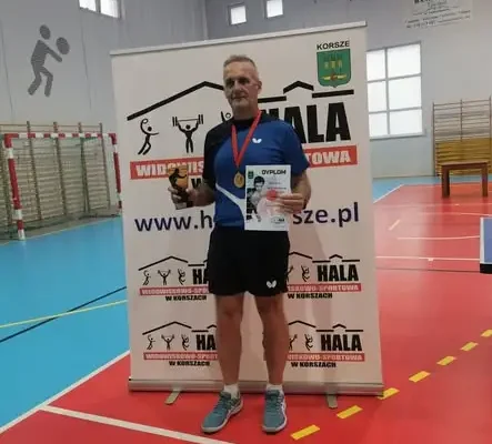 Wojciech Wojciechowski wygrywa kolejny turniej tenisa stołowego w Gminie Korsze