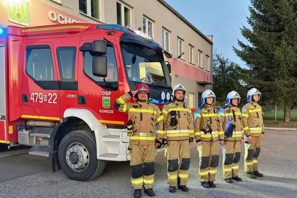 Strażacy z Korsz oddali hołd kolegom poległym w Nisku