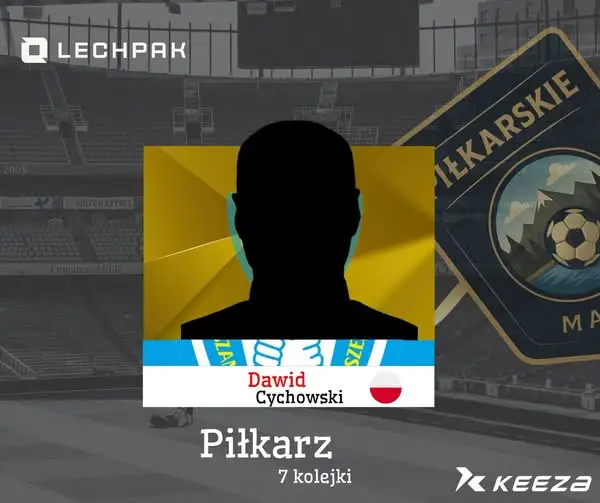 Dawid Cychowski MVP 7. kolejki B-klasy – wygrał o trzy głosy