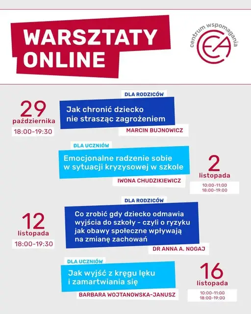 Warsztaty o bezpieczeństwie w szkołach artystycznych – dla rodziców i uczniów
