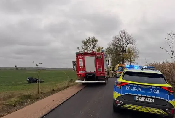 Dachowanie na trasie Suśnik–Łankiejmy. Kierowała 60-latka z Olsztyna