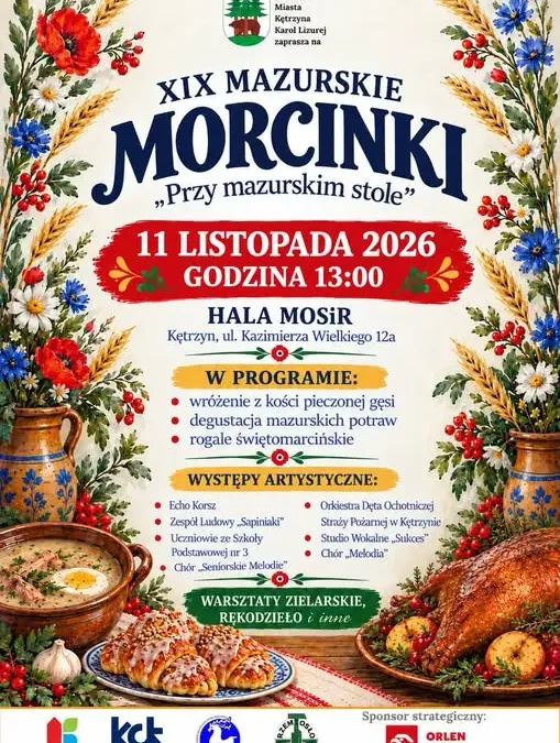 XIX Mazurskie Morcinki w Kętrzynie – święto mazurskiej tradycji i smaku