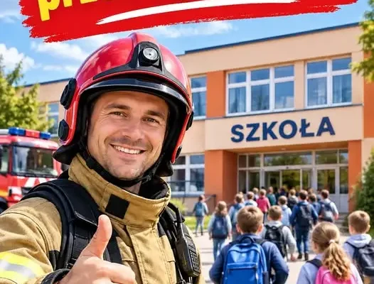 Próbna ewakuacja w Szkole Podstawowej nr 5 w Kętrzynie – budynek opuszczono w 2,5 minuty