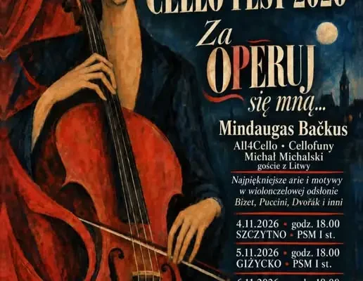 Cello Fest 2026: wiolonczeliści zagrają arie operowe i muzykę z bajek